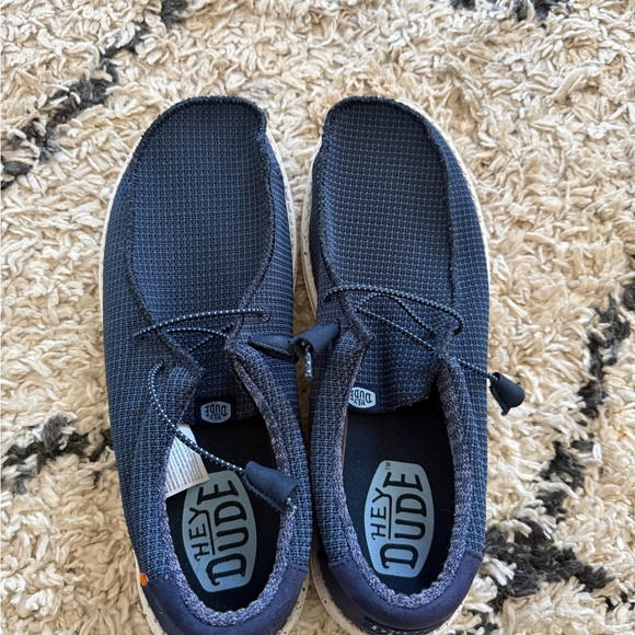 Hey Dude Men's Dark Blue Loafers - Picture 1 of 4